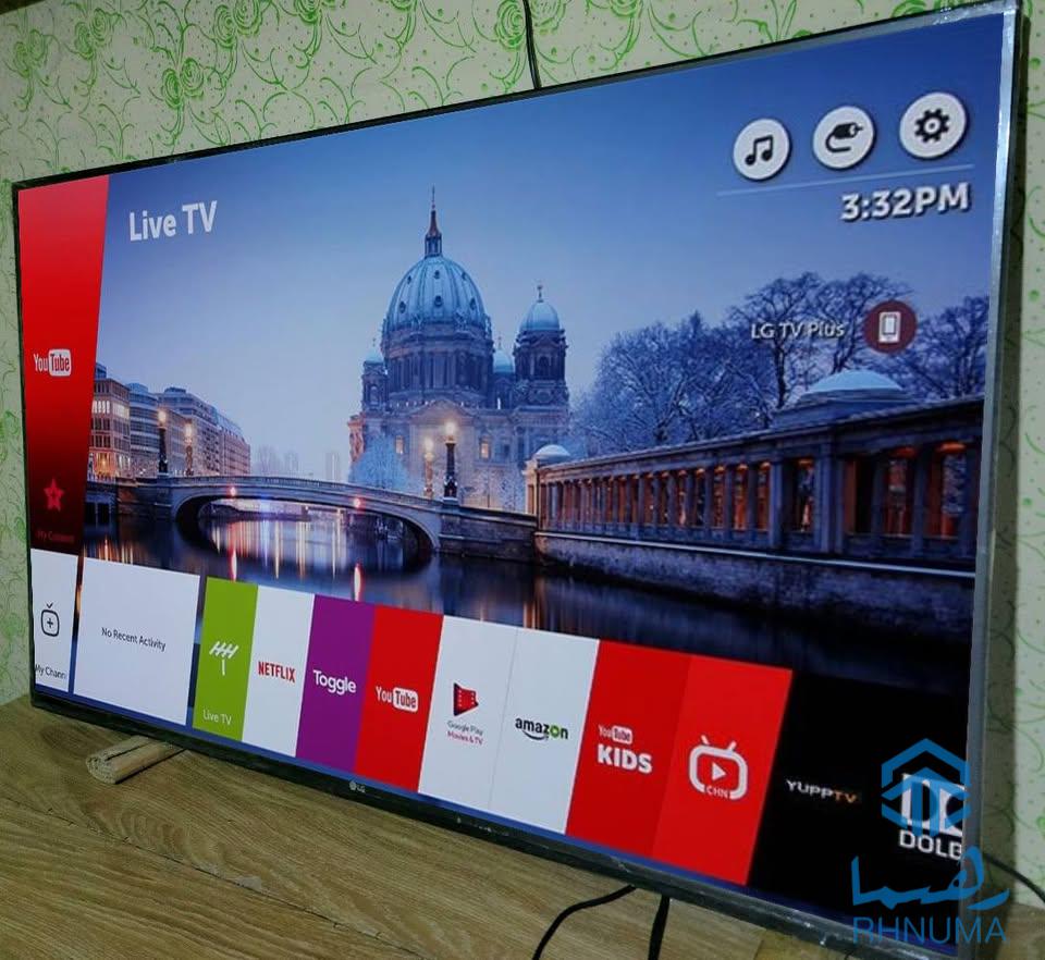 55 inch lg . Smart 4k pool clear LG QLED