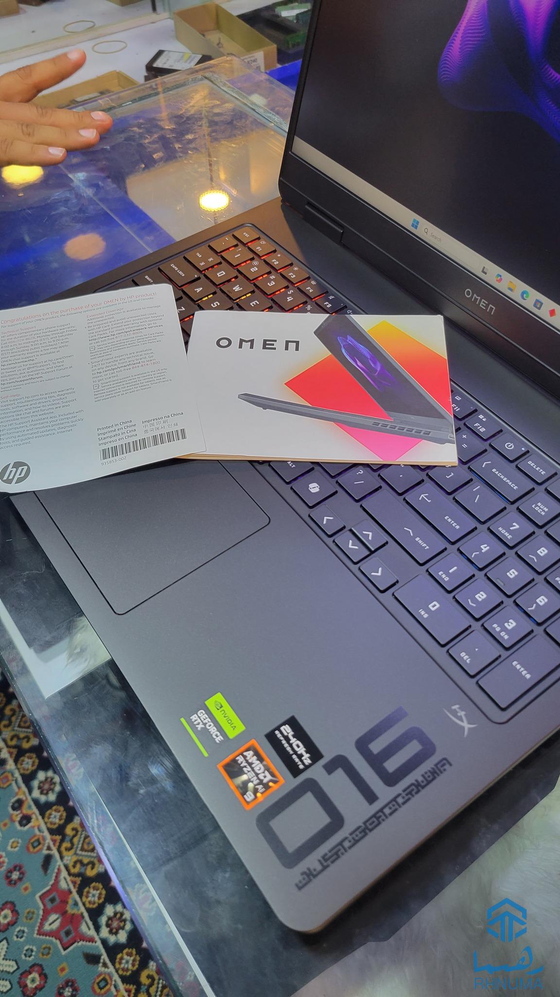🎮 فروش ویژه لپتاپ گیمینگ HP Omen 16 (2025) – قدرت واقعی در دستان شما! 🔥