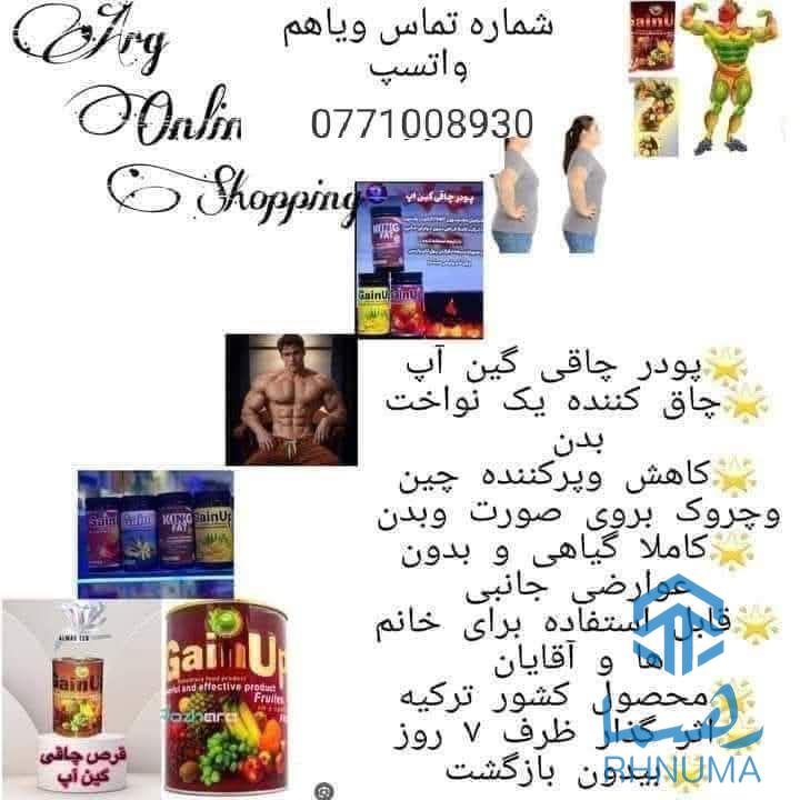 پودر چاقی گین آپ (چاق کننده بدن) (Gain up)
