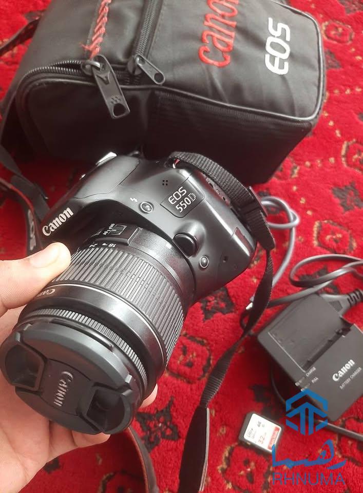 canon 550d camera  جدید کم استفاده شده کمره خانگی