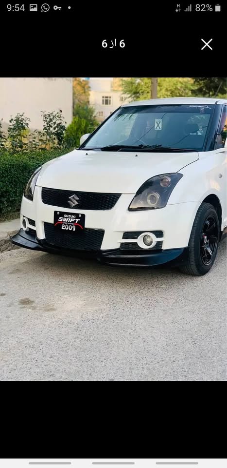 یک عراده موتر سویفت اسپورت 🚗 با مشخصات ذیل به فروش میرسد.
